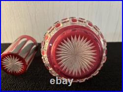 Service de nuit cristal overlay Saint Louis Baccarat Service de nuit cristal overlay Saint Louis Baccarat