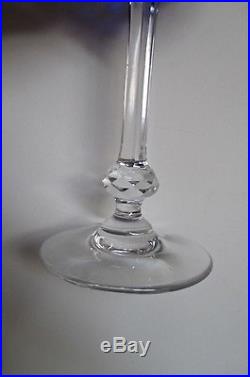 Service à verre ancien en cristal taillé de Saint Louis modèle Massenet