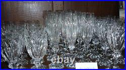 Services de 36 verres saint louis modèle Chambord cristal no baccarat