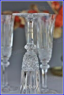 Set 6 flûtes à Champagne en cristal de St Louis modèle Tommy Champagne flutes