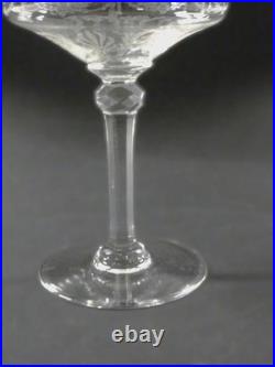 Set de 6 Coupes à Champagne en cristal de Saint Louis / Modèle Anvers N°1