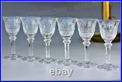 Set de 6 verres à liqueur en cristal de St Louis modèle Tommy Liquor glasses