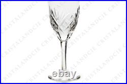Six verres à eau n°2 Chantilly par Saint-Louis. Six water glasses n°2 Chantilly