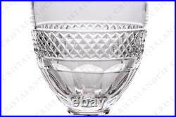 Six verres à vin n°4 Trianon par Saint-Louis. Six wine glasses n°4 Trianon