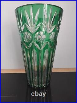 Splendid Vase En Cristal Baccarat St Louis