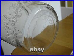 St Louis 1 Ancien Pot A Biscuits En Cristal Modele Micado Epoque 1920