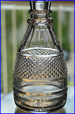 St. Louis Baccarat/carafe En Cristal Taille Vers 1906 Trianon