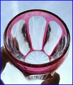 St Louis Set Flat Tumbler Glasses Service Verre Cristal Taille Art Deco Baccarat