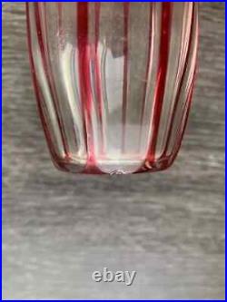 St Louis Set Flat Tumbler Glasses Service Verre Cristal Taille Art Deco Baccarat