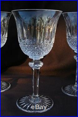 St Louis modèle Tommy Suite 7 Verres à eau en cristal taillé H 18,1cm