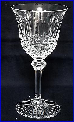 St Saint Louis 6 Verres à vin en cristal taillé modèle TOMMY SIGNES 13,8cm (11)