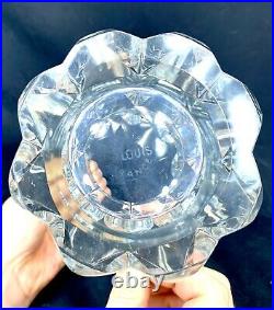 Sublime Grand Vase Floride Cristal St Louis Taille Annees 50 Vintage Ht 25 CM
