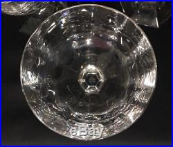 Suite de 6 verres à vin n°4 en cristal de Saint Louis modèle St Cloud 10,9 cm