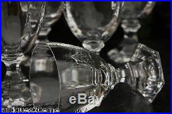 Suite de 6 verres à eau en cristal de Saint Louis modèle St Cloud