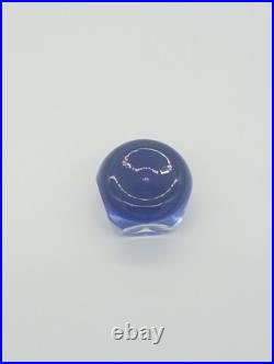 Sulfure Presse-papier Cristal Saint-Louis France Bleu Taillé Camée François 1er Sulfure Presse-papier Cristal Saint-Louis France Bleu Taillé Camée François 1er