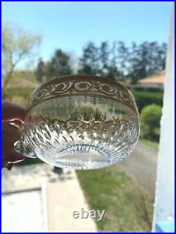 Superbe bol tasse coupe en cristal signée St Louis modèle Thistle