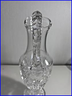 Superbe broc pichet en cristal taillé modèle Florence Saint Louis
