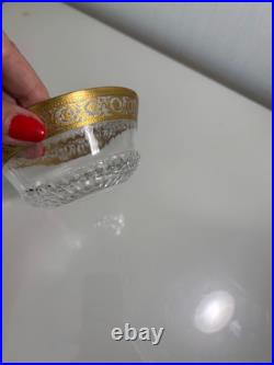 Superbe coupelle rince doigt modèle Thistle signé St Louis plusieurs disponible