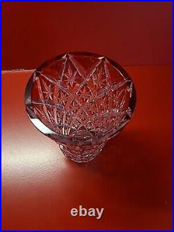 Superbe vase en Cristal Saint Louis rouge