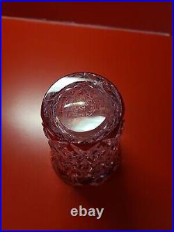 Superbe vase en Cristal Saint Louis rouge