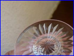 Superbes anciens verres à liqueur cristal de Saint Louis modèle Trianon 8,2 cm