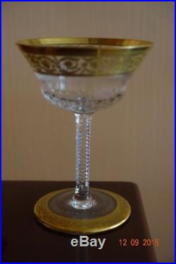 THISTLE verres et carafes cristallerie saint louis Hermès