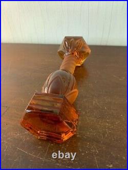 Torchère totem en cristal de Saint Louis h 25 cm