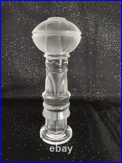 Totem Cristal De St Louis, Excellent Etat, Haut 15 Cm/cristal Mat Et Incolore