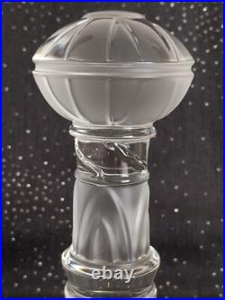 Totem Cristal De St Louis, Excellent Etat, Haut 15 Cm/cristal Mat Et Incolore