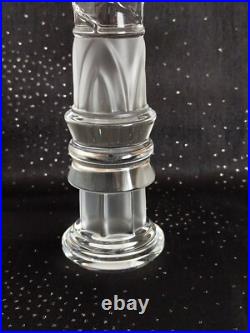 Totem Cristal De St Louis, Excellent Etat, Haut 15 Cm/cristal Mat Et Incolore