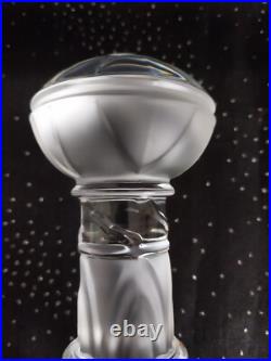 Totem Cristal De St Louis, Excellent Etat, Haut 15 Cm/cristal Mat Et Incolore