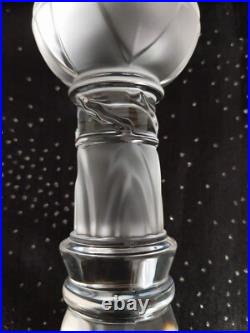 Totem Cristal De St Louis, Excellent Etat, Haut 15 Cm/cristal Mat Et Incolore