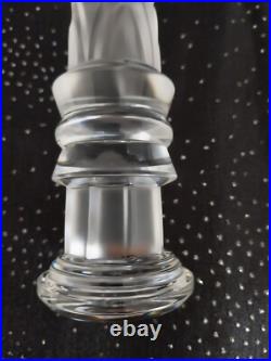 Totem Cristal De St Louis, Excellent Etat, Haut 15 Cm/cristal Mat Et Incolore