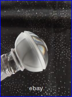 Totem Cristal De St Louis, Excellent Etat, Haut 15 Cm/cristal Mat Et Incolore