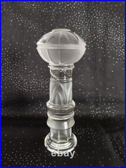 Totem Cristal De St Louis, Excellent Etat, Haut 15 Cm/cristal Mat Et Incolore