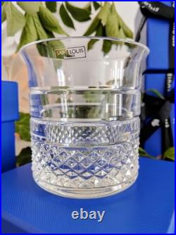 Tres rare Gobelet verres cristal Saint Louis Extravagance