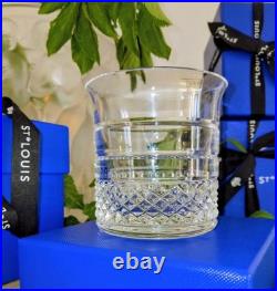 Tres rare Gobelet verres cristal Saint Louis Extravagance