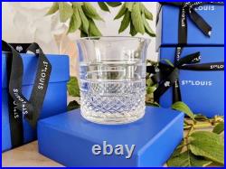 Tres rare Gobelet verres cristal Saint Louis Extravagance