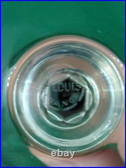 VERRE A EAU SAINT LOUIS FRANCE BRISTOL VERT HAUT 21,4 CMS Vendu à Unité 12 Dispo