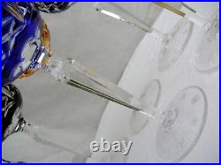 VERRE A VIN VAL ST LAMBERT CRISTAL DOUBLE DE COULEUR ROEMER RHIN glass st louis VERRE A VIN VAL ST LAMBERT CRISTAL DOUBLE DE COULEUR ROEMER RHIN glass st louis