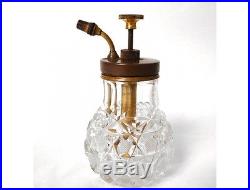Vaporisateur cristal Baccarat Saint-Louis laiton antique french XXème