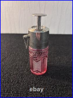 Vaporisateur de parfum art déco en cristal de Saint Louis