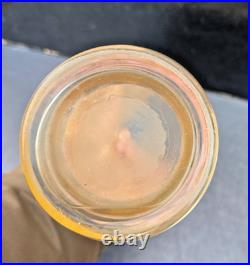 Vase Cristal Saint Louis Baccarat Decor Dore Papillons Fleurs 1900