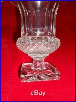 Vase Médicis en cristal taillé versaille collection verrerie saint louis