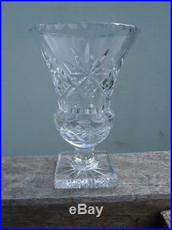 Vase cristal taillé d'époque fin XIX eme baccaratst louis