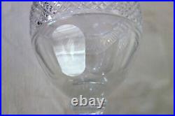 Vase cristal taillé forme Médicis Saint Louis début XXème Vase cristal taillé forme Médicis Saint Louis début XXème