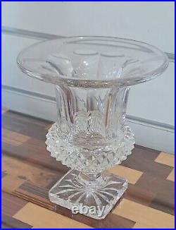 Vase en cristal signé St Louis / Modèle Versailles taille moyen 1921