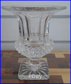 Vase en cristal signé St Louis / Modèle Versailles taille moyen 1921