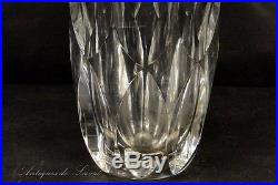 Vase en cristal taillé Saint-Louis 20e