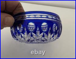 Vase vide poche en cristal doublé St. Louis -Baccarat